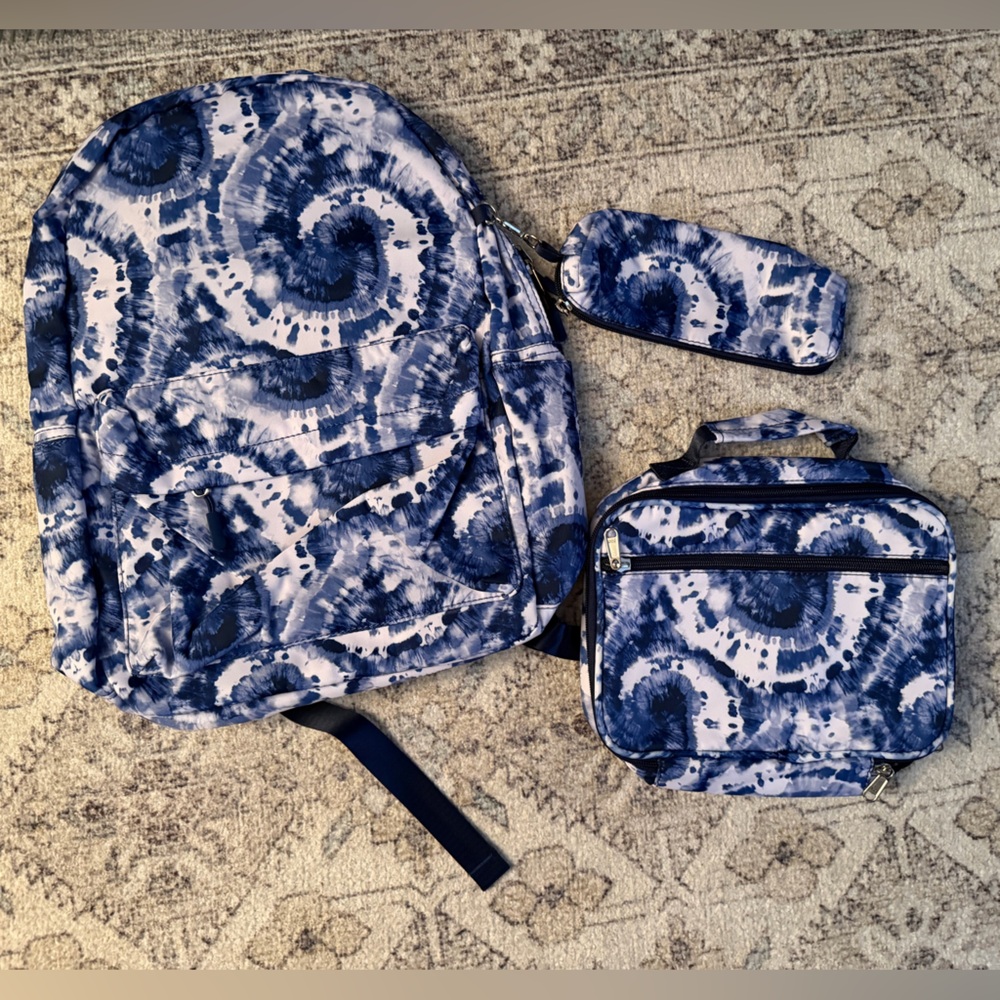 Tie-dye backpack